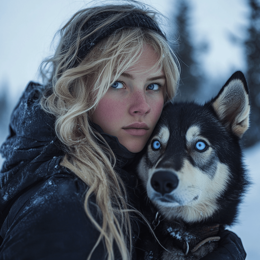 Illustration Au cœur du Yukon de Sophie Camus Hoguet